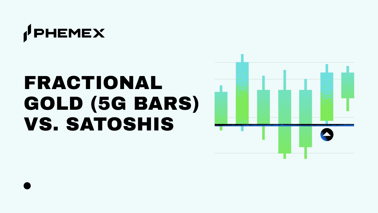 Oro fraccionado (lingotes de 5 g) vs. satoshis: comparación entre primas del oro físico y custodia on-chain