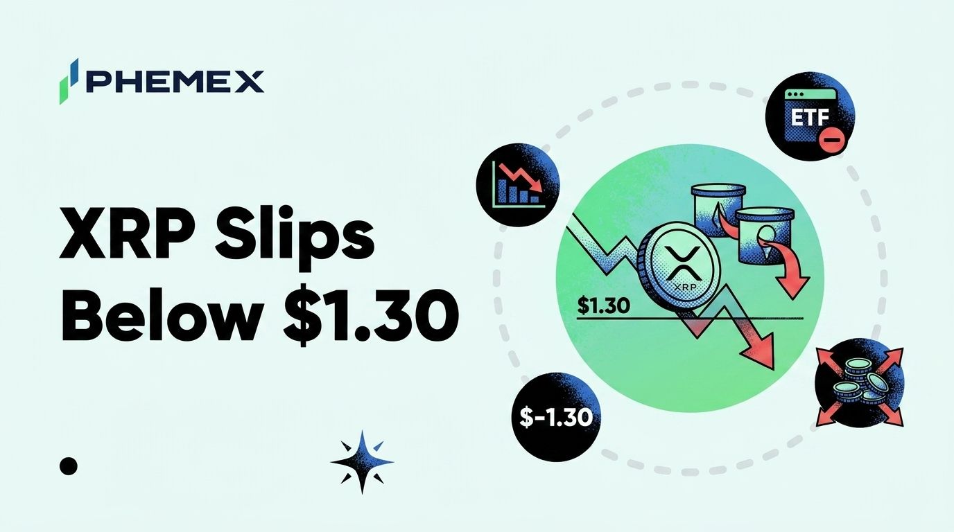 XRP Just Slipped Below $1.30 as the Bitcoin ETF Outflow Wave Finally Reaches Altcoin Funds