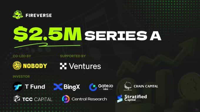 Fireverse lansmanından beri ciddi bir ivme kazandı; milyonlarca kullanıcı çekti ve 2,5 milyon USD’lik Seri A fonunu tamamladı