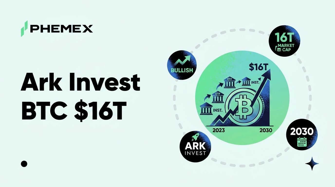 Ark Invest「ビットコイン時価総額は2030年に16兆ドル」予測の根拠と内訳