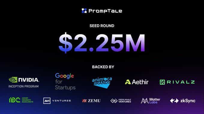 PrompTale raises $2.25M in Seed Funding