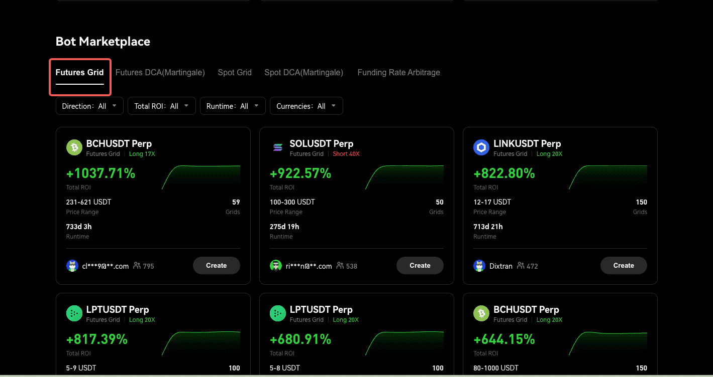 Futures Grid Bot
