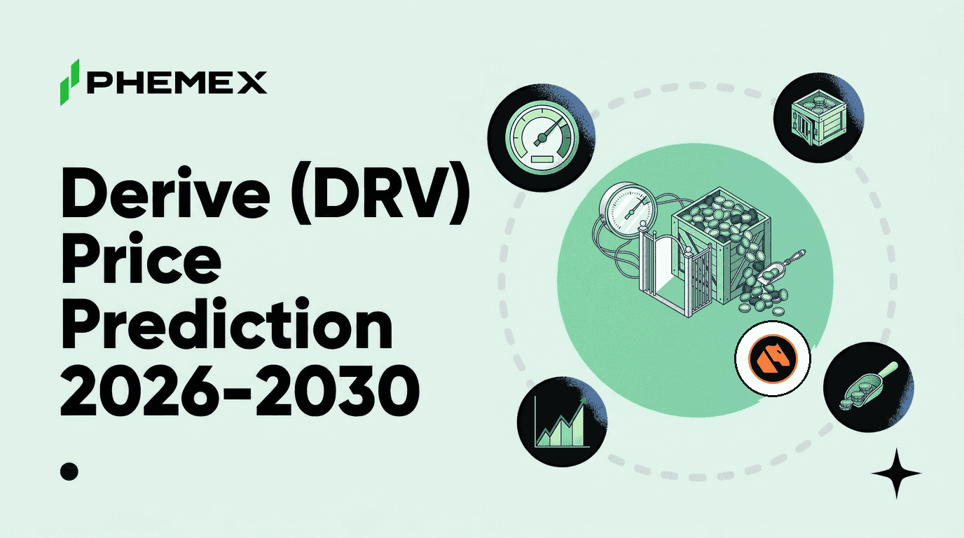 Прогноз цены Derive (DRV) на 2026-2030: $0,57 или $0,09?