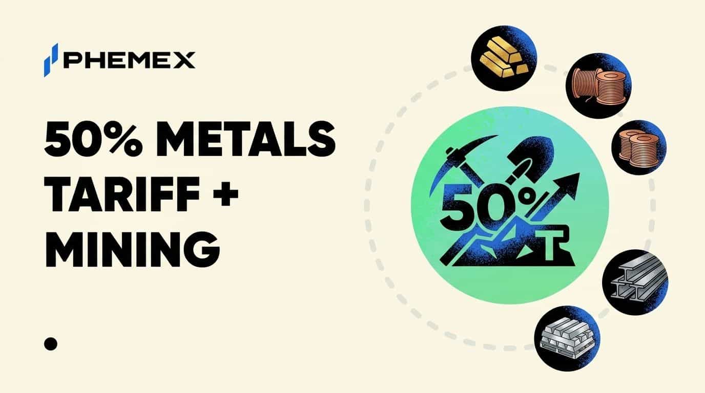 Trump : droits de douane de 50 % sur acier, aluminium, cuivre : Impact sur le matériel de minage crypto