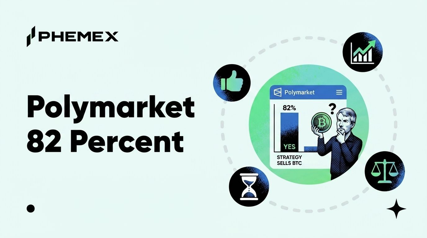 Polymarket, 전략적 비트코인 매도 가능성 82%로 평가