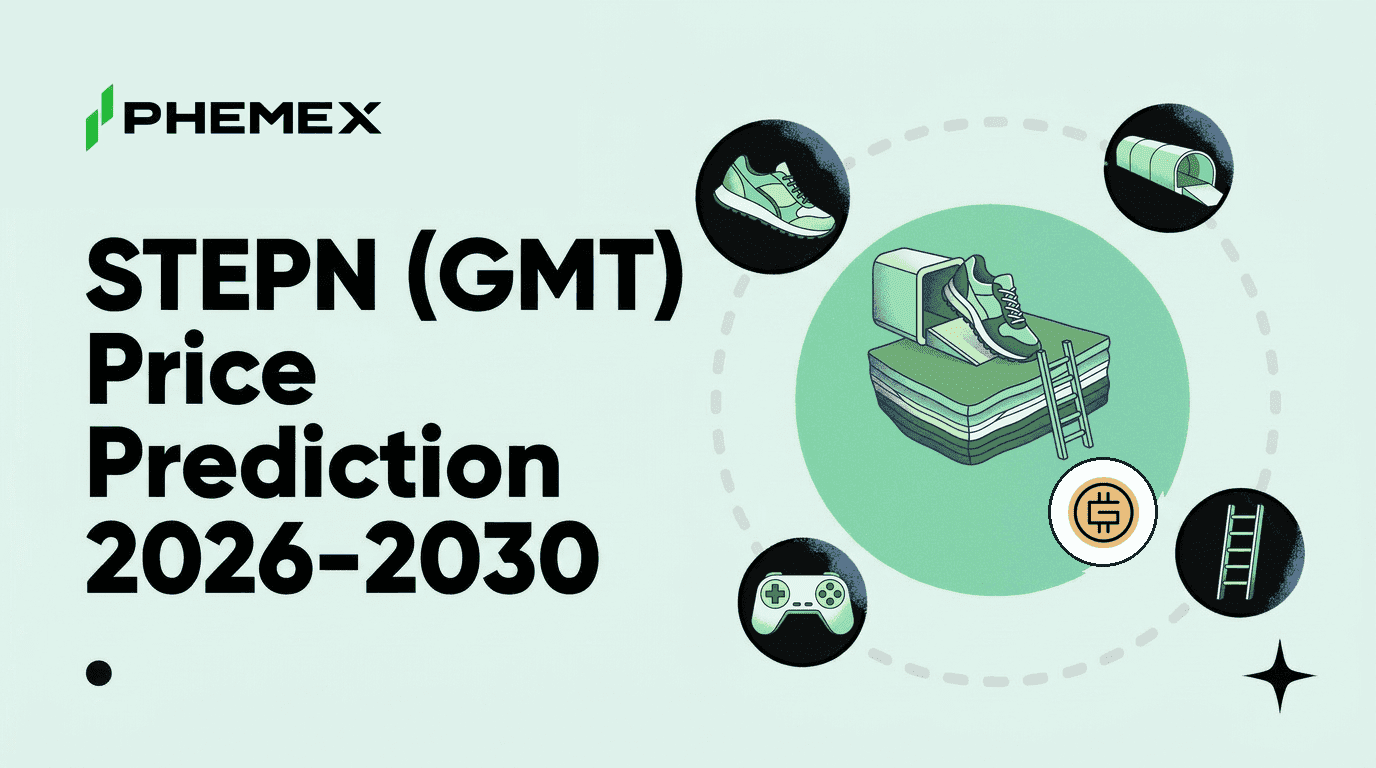 Прогноз цены STEPN (GMT) на 2026–2030 гг.: $0,07 или $0,006?