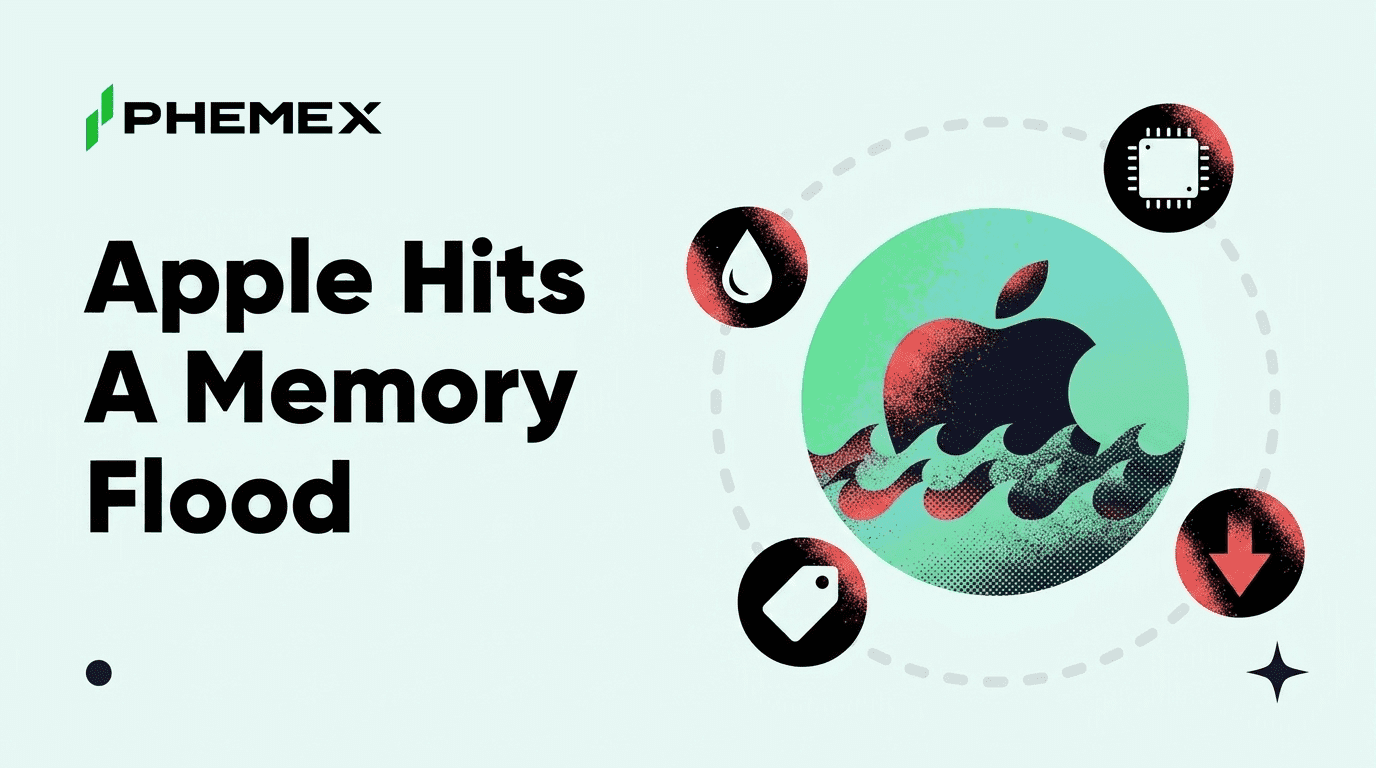 Apple Aktie stürzt 7%: Prognose zum Krypto-Einfluss auf Memory-Preise