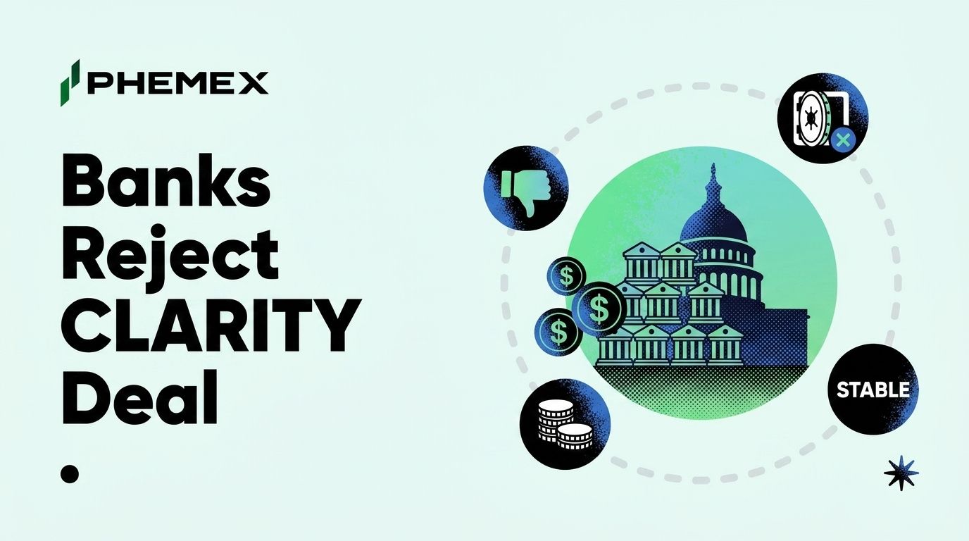 은행, 상원 표결 전 CLARITY 스테이블코인 절충안 거부
