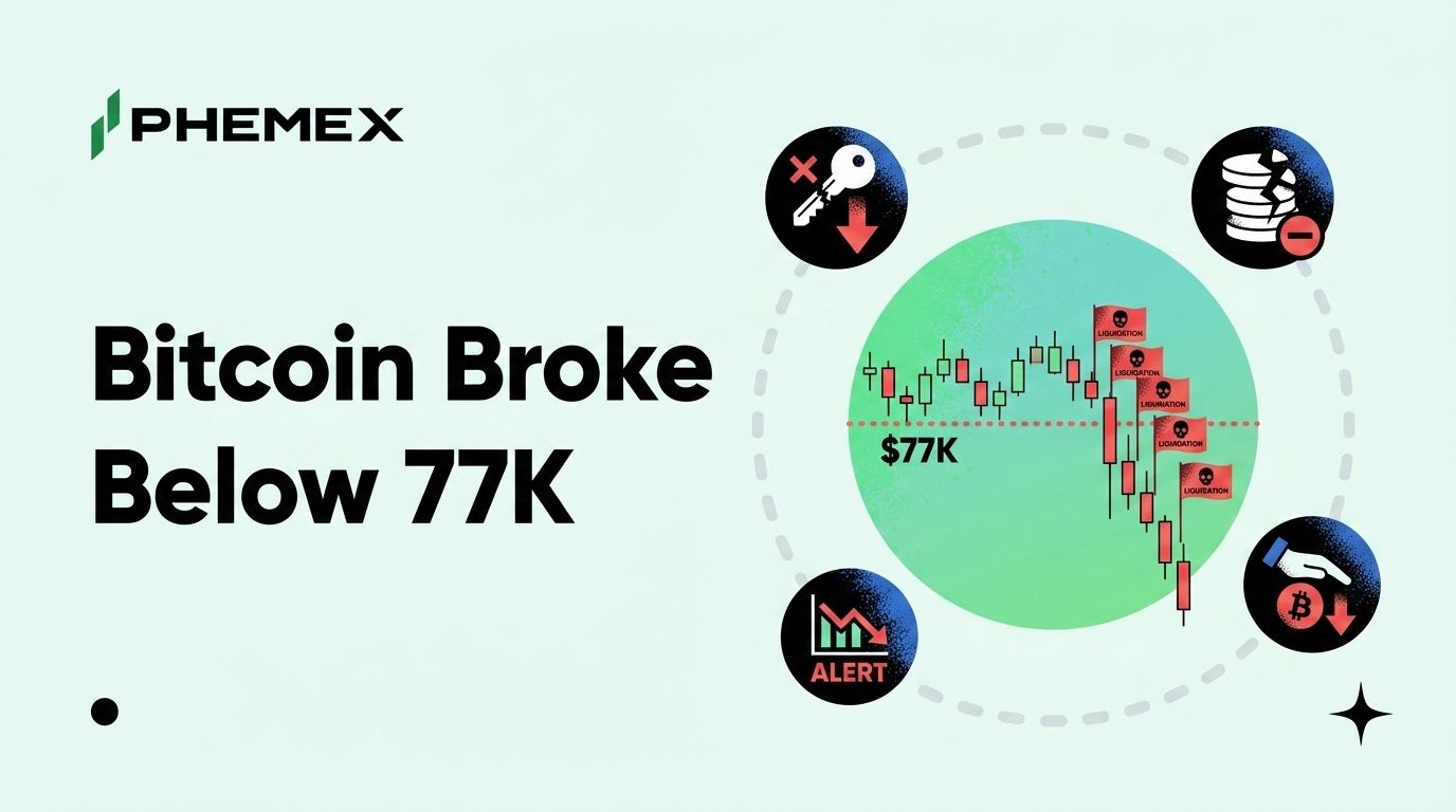 Bitcoin Broke Below 77K and 657 Million in Longs Got Liquidated