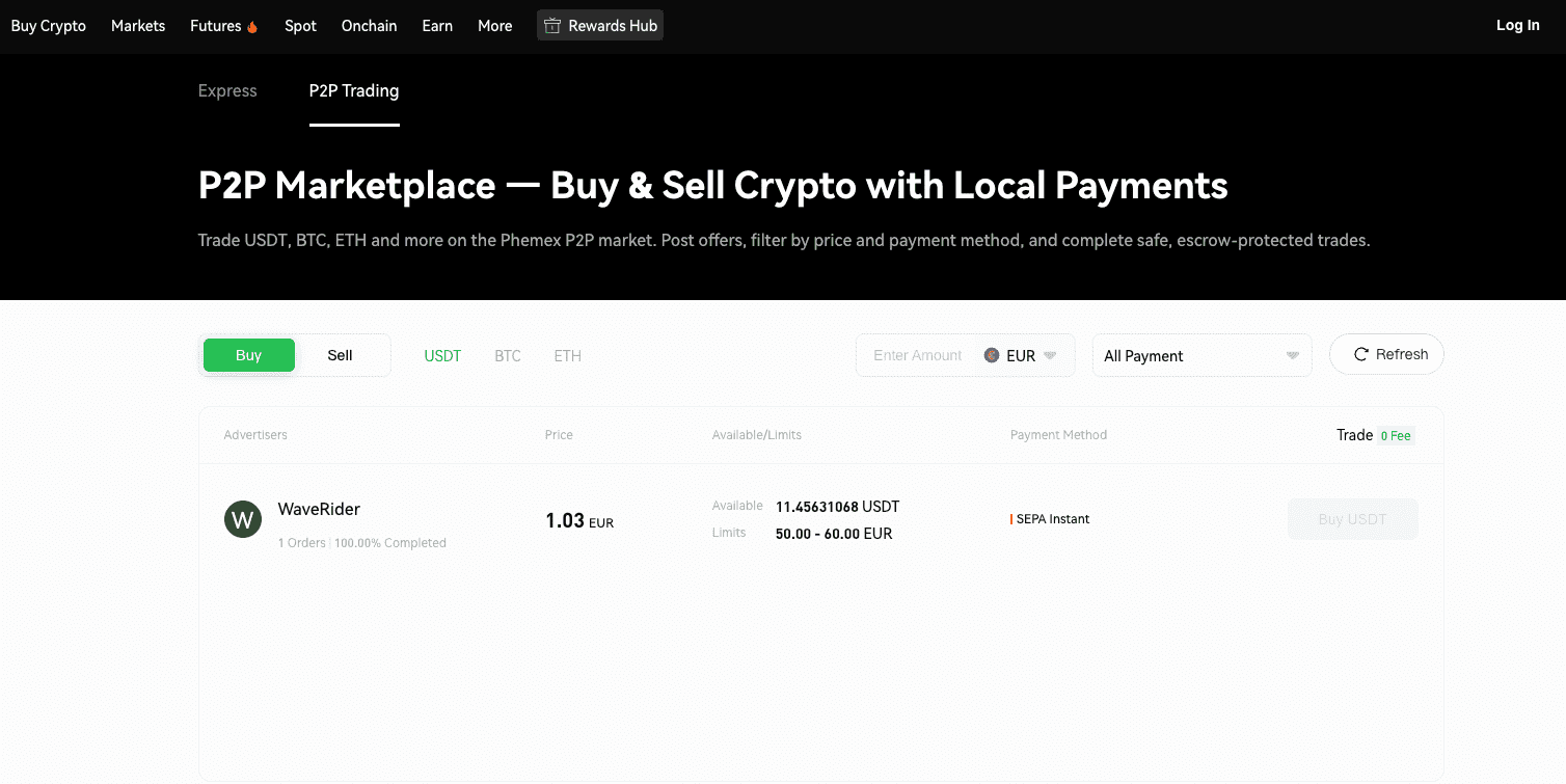Buy & Sell Crypto with Local Payments