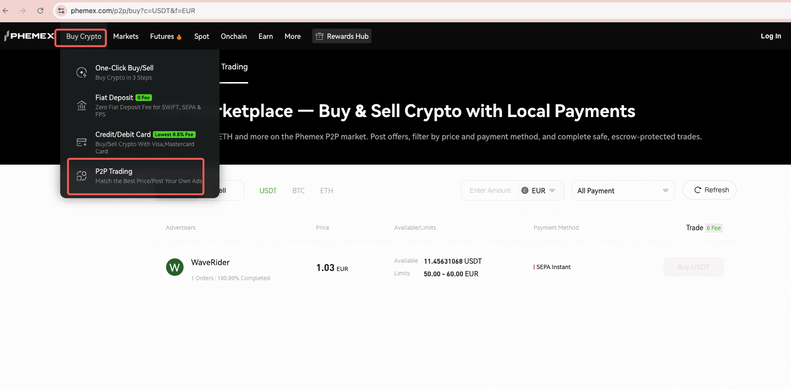 How to Buy with P2P Trading