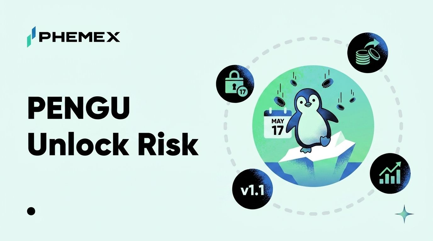 PENGU sube un 17% antes de la liberación de 703 millones de tokens el 17 de mayo