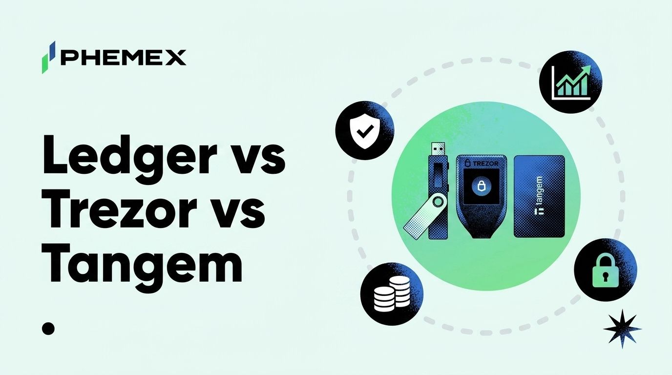 Ledger vs Trezor vs Tangem：どのハードウェアウォレットが安全か？2026年最新比較