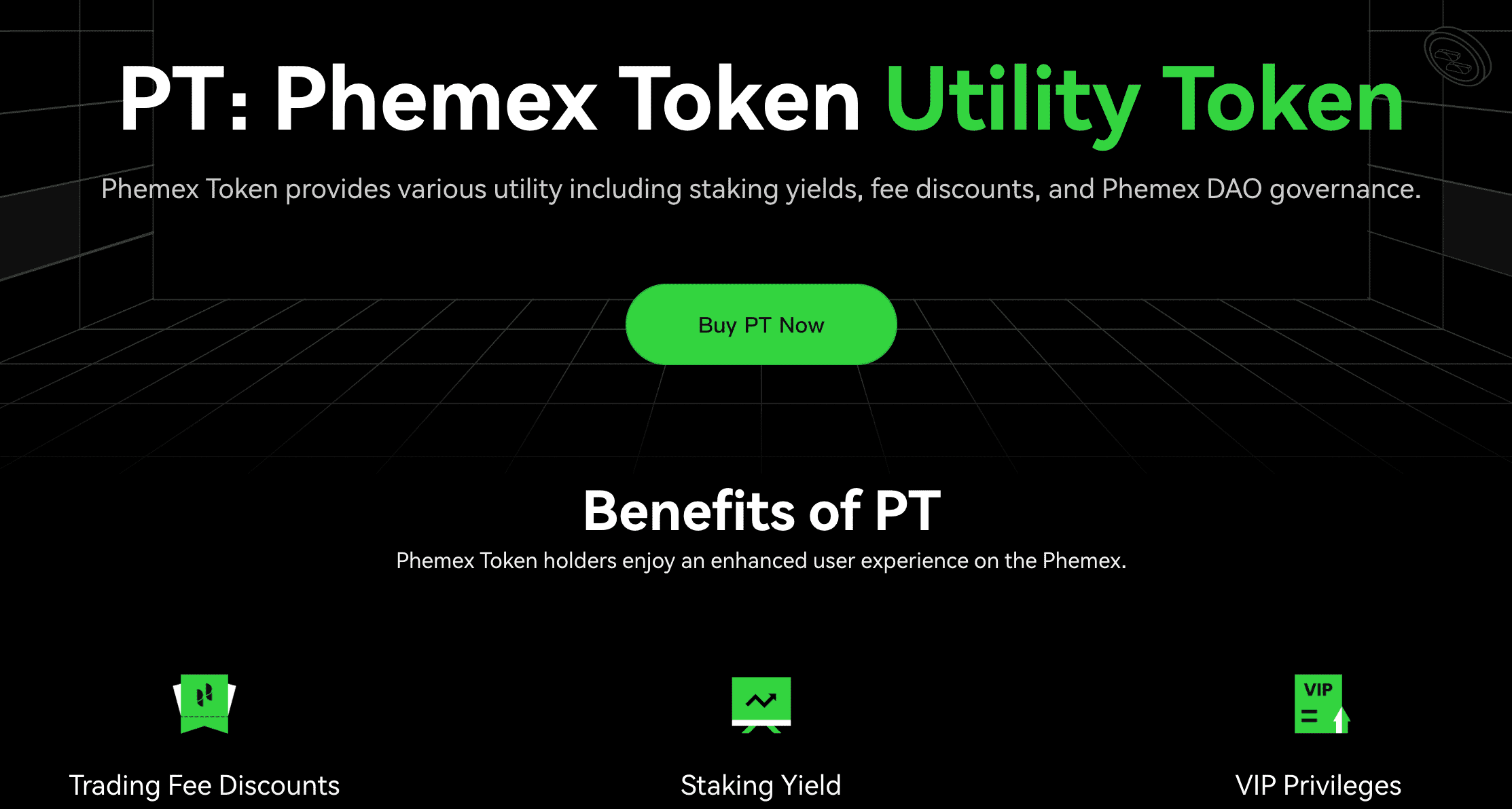 PT token utility