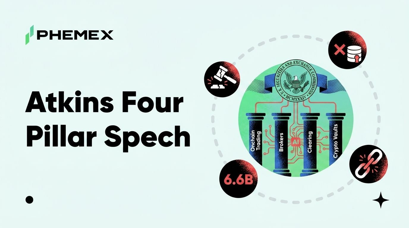 SEC 의장 앳킨스, 온체인 금융 및 AI 시장 위한 4대 원칙 발표