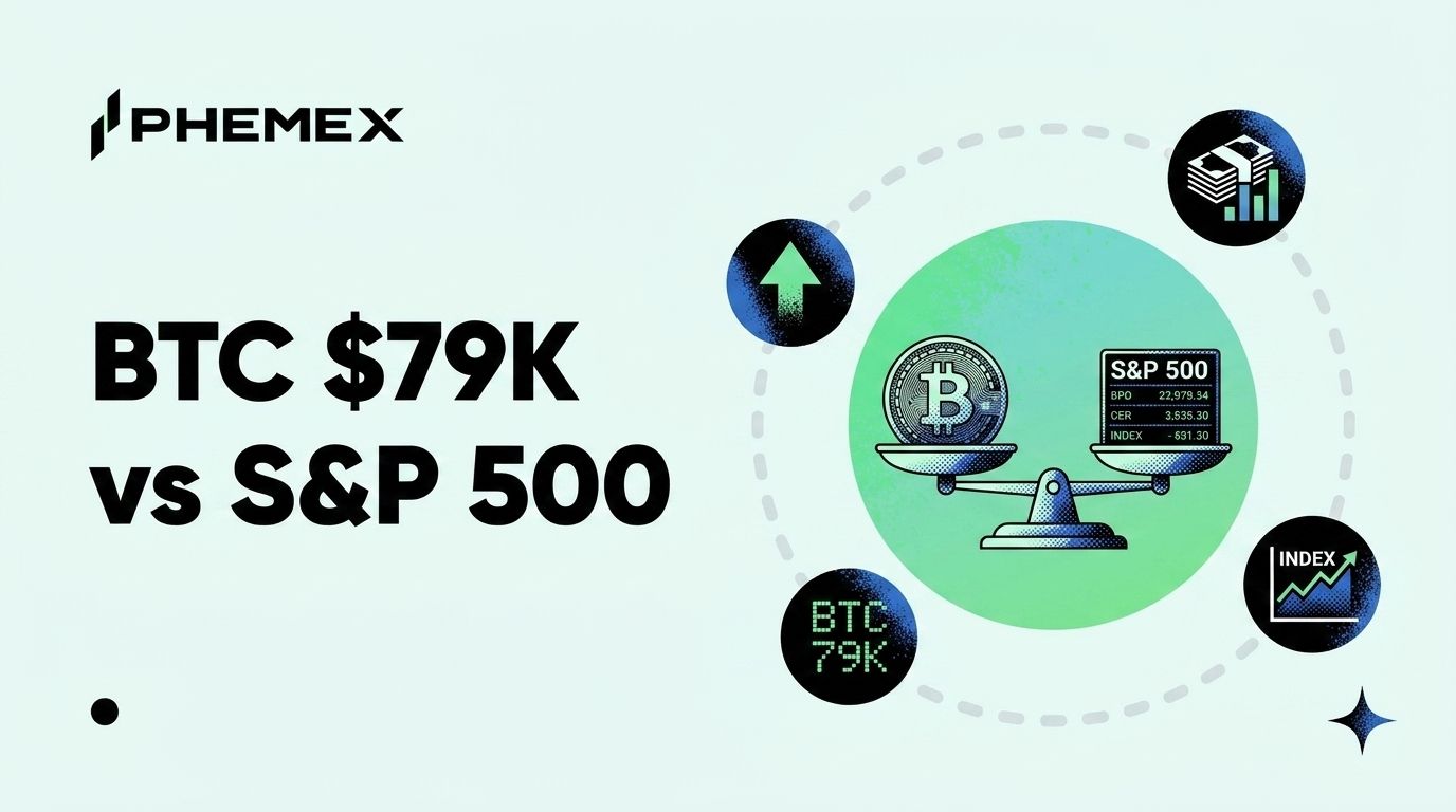 Bitcoin à 79 000 $ vs S&P 500 à un sommet historique : Comparaison 2026
