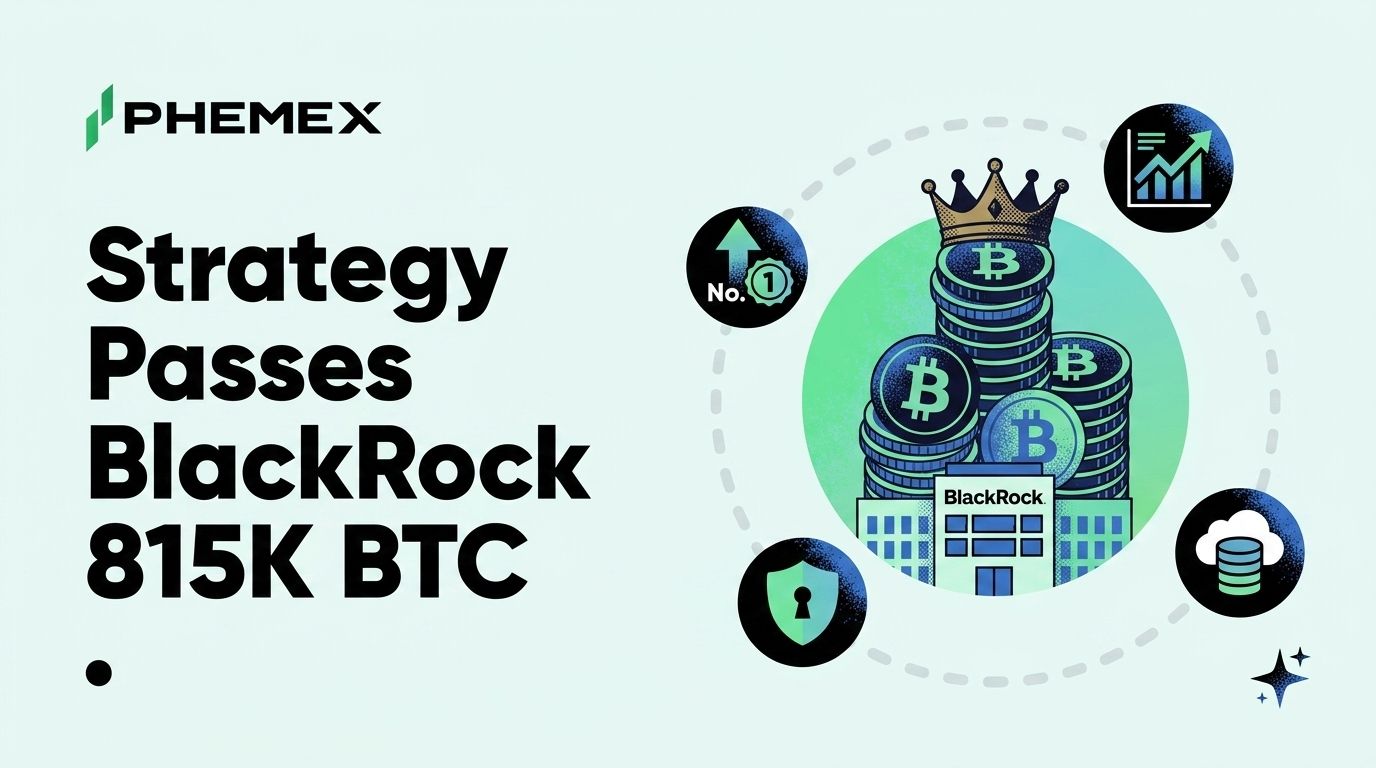 Strategy überholt BlackRock: 815.061 BTC – Größter Bitcoin-Bestand 2026
