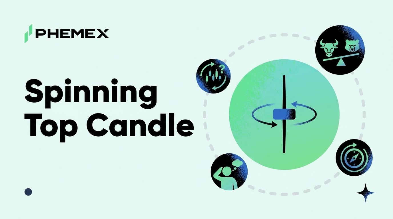 Spinning Top Candlestick im Crypto-Trading: Erklärung & Strategie