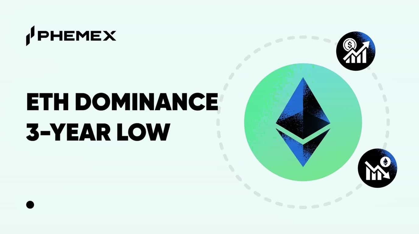Доля Ethereum на крипторынке опустилась до минимального уровня за три года: причины и перспективы
