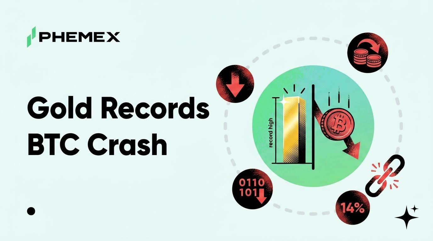 Por qué el oro alcanza máximos históricos mientras Bitcoin cae: análisis del mercado