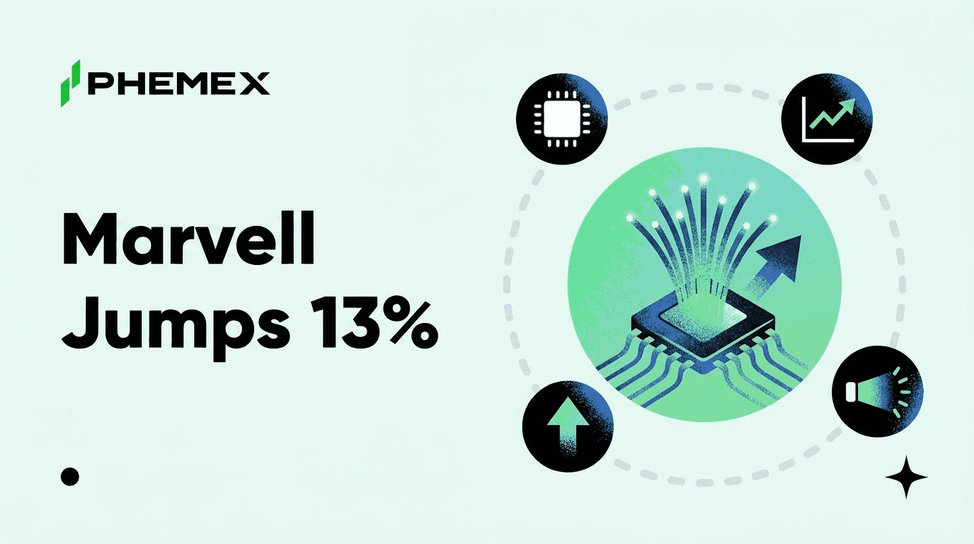 Marvell sube 13%: guía de chips hacia récord histórico en criptomonedas