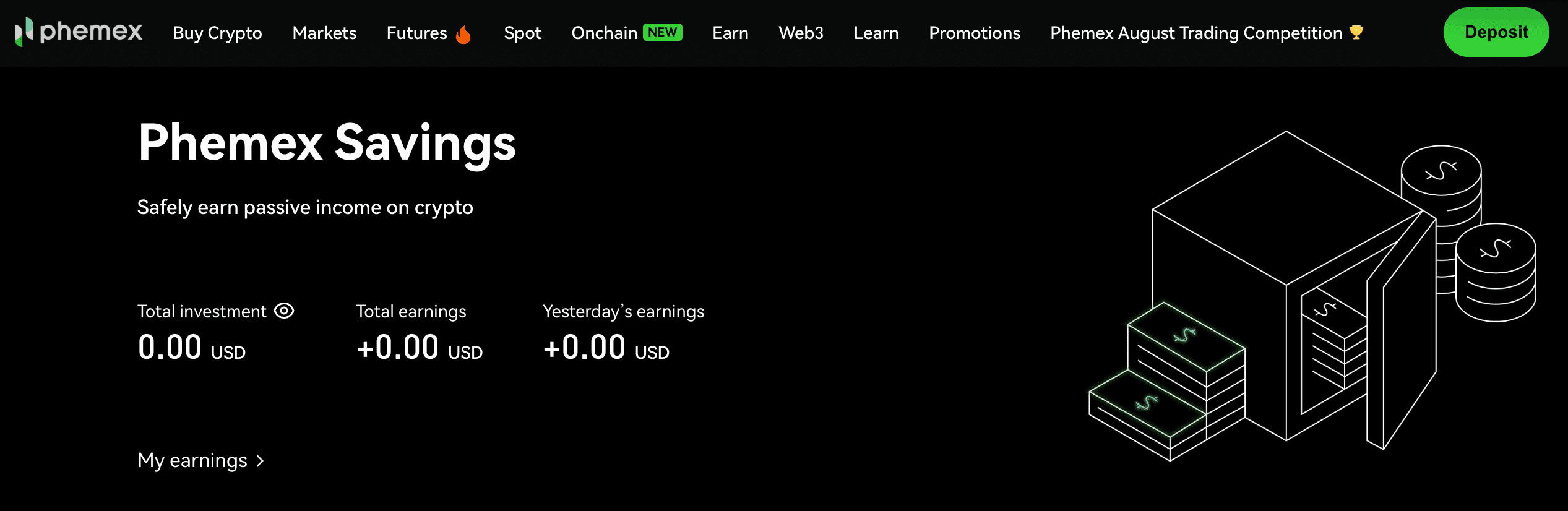 Phemex Savings