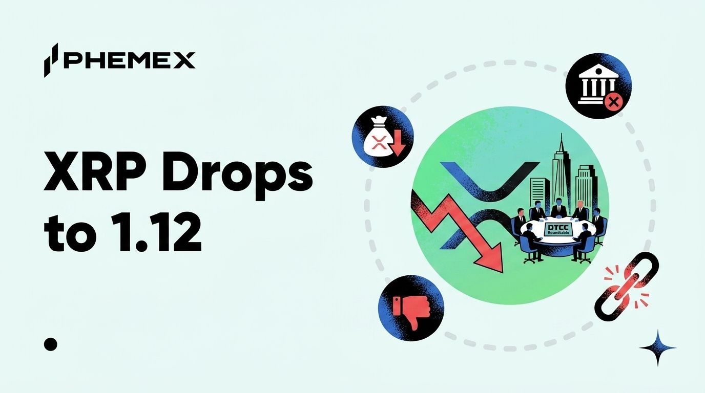 XRP опускается до $1,12: Ripple Prime присоединяется к рабочей группе DTCC с Goldman и JPMorgan