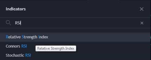 The RSI indicator is a free tool available on all Phemex charts