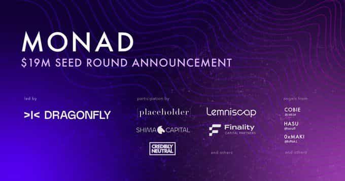 Monad is announcing our $19M seed round, led by Dragonfly