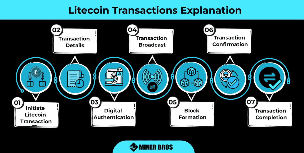 Litecoin Transaction Flow