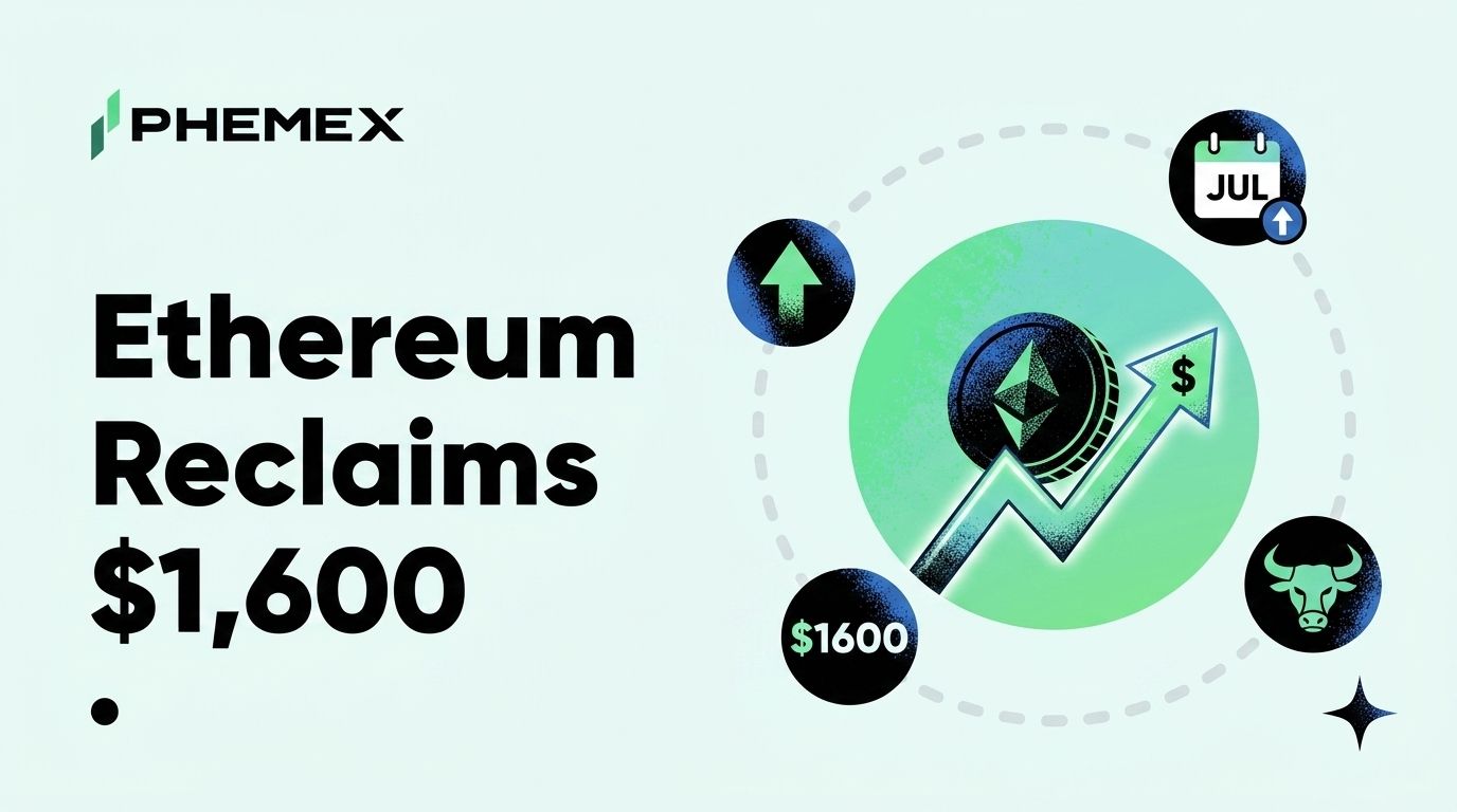 이더리움, $1,600 재돌파 – 7월 반등 결정 가격대 분석