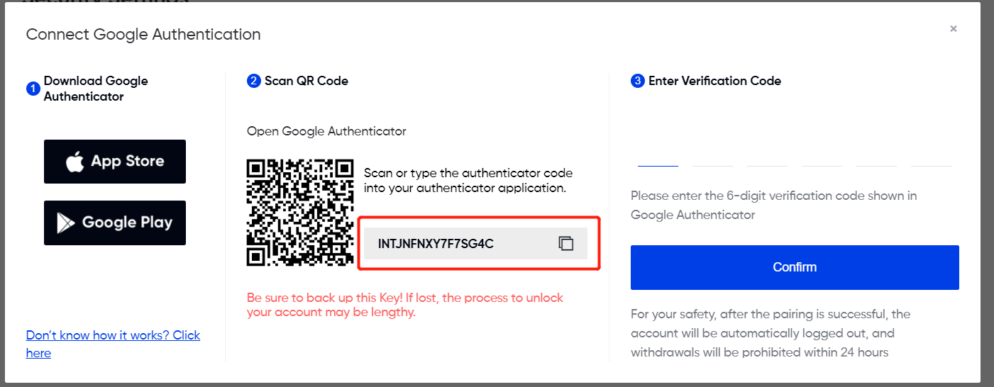 google authenticator qr code