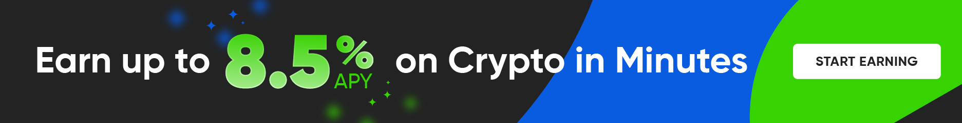 Earn 8.5% apy on Crypto Interest account