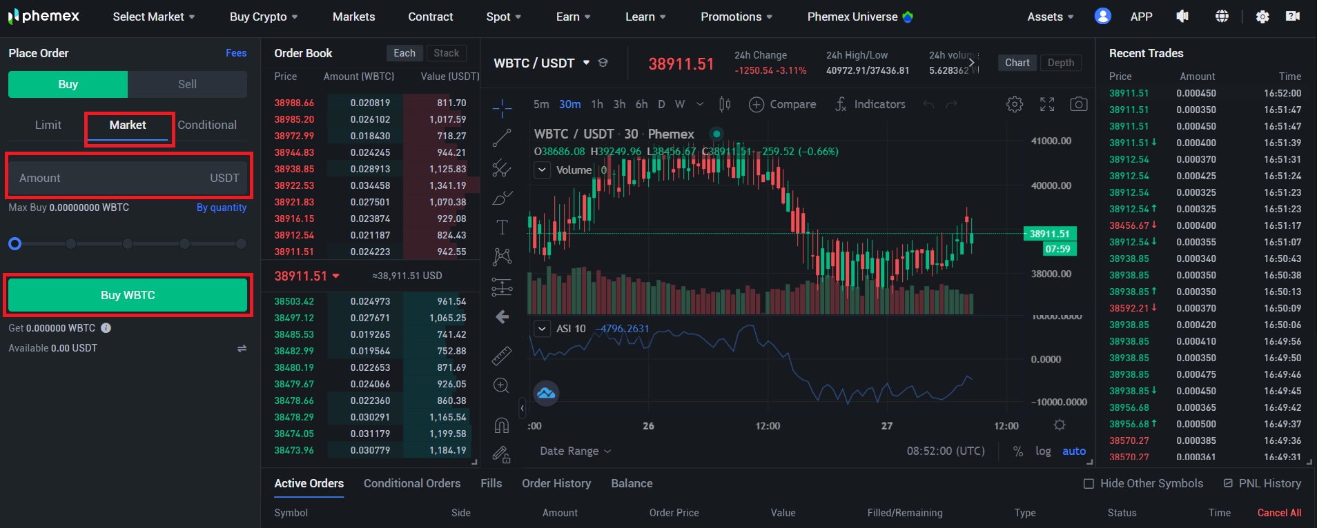 trade wbtc