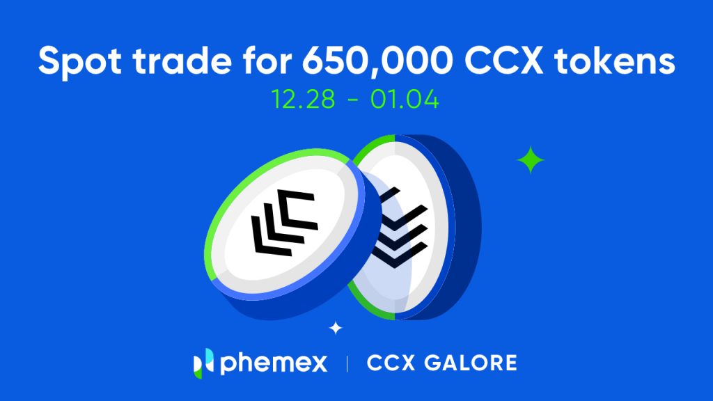 CCX Galore - 650,000 $CCX Up for Grabs - Phemex